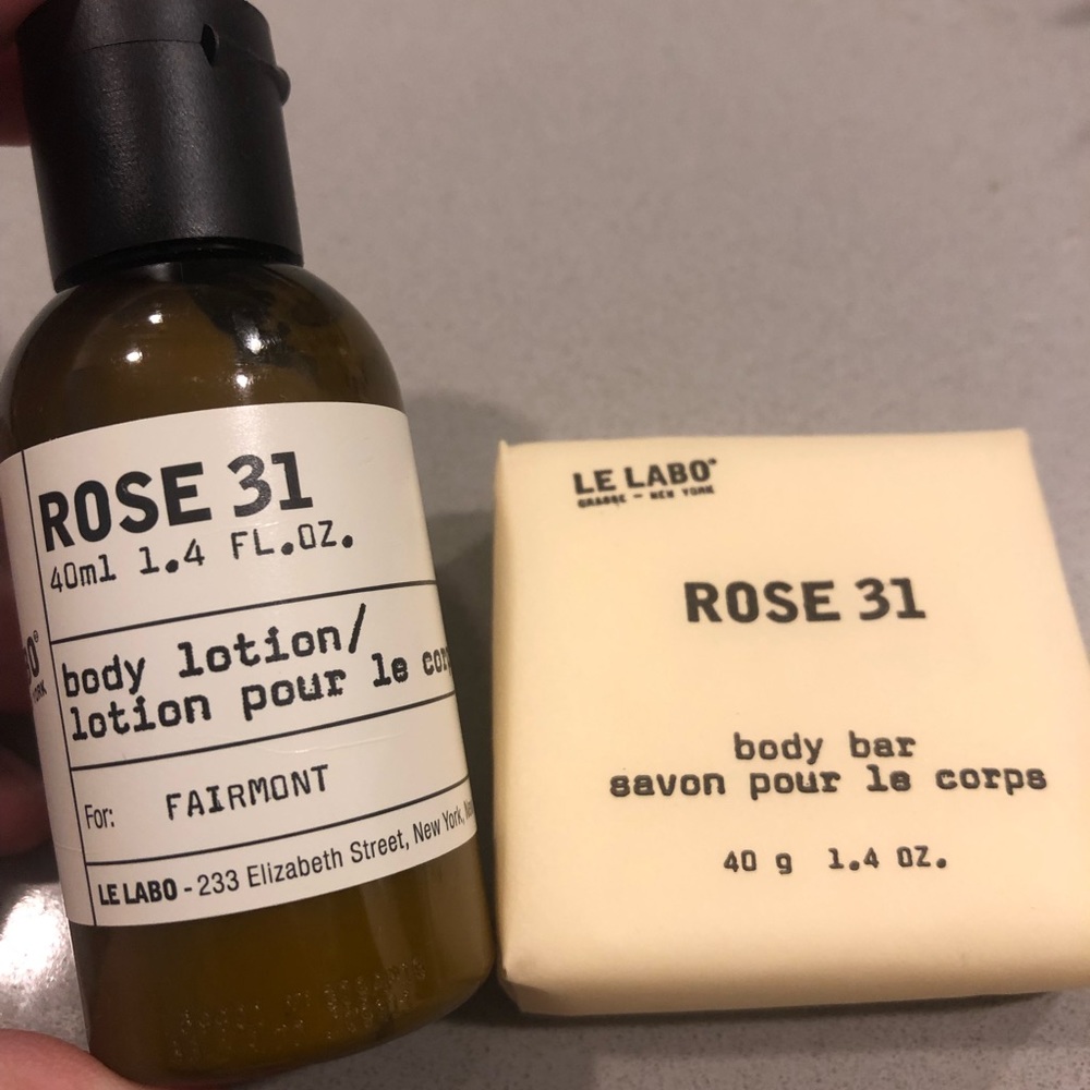 Le Labo Rose 31 Soap and Lotion